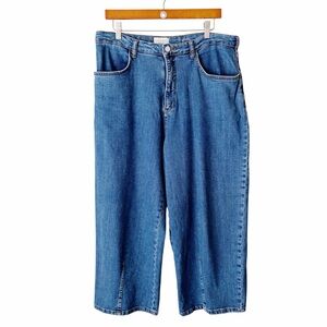 Pilcro Anthropologie | The Breaker Barrel Jeans Cropped High Rise Baggy Size 31
